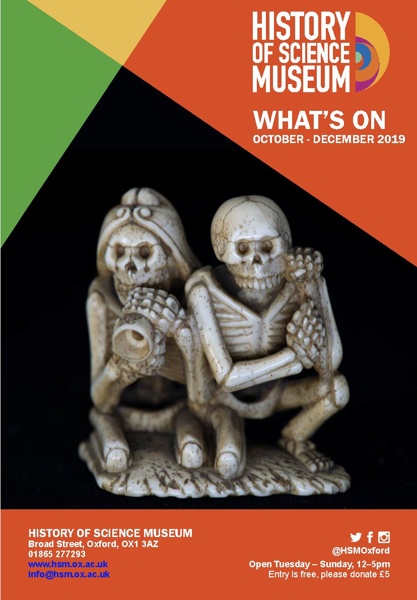 Our What's On Guide is out now! Pick up a copy to find out what exciting events we have planned for Autumn + Winter.

If you are not in Oxford, you can download it from our website: hsm.ox.ac.uk/whats-on

#whatson #museumsinoxford #eventsinoxford #familyfriendly #eveningtalk
