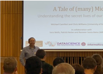 EdiDataScience's tweet photo. We also had great #DSRD19 talks from two of our @EdiDataScience students, @MichaelPJCamil and @MpatsisCS https://t.co/h5r01vpBd2