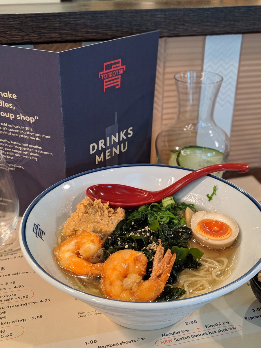 Appetituscomms's tweet photo. If #ramen is your game, @tonkotsulondon should be the name! Its so good, we visited the Shoreditch branch two days on the trot this week! https://t.co/5UhXltdUAc