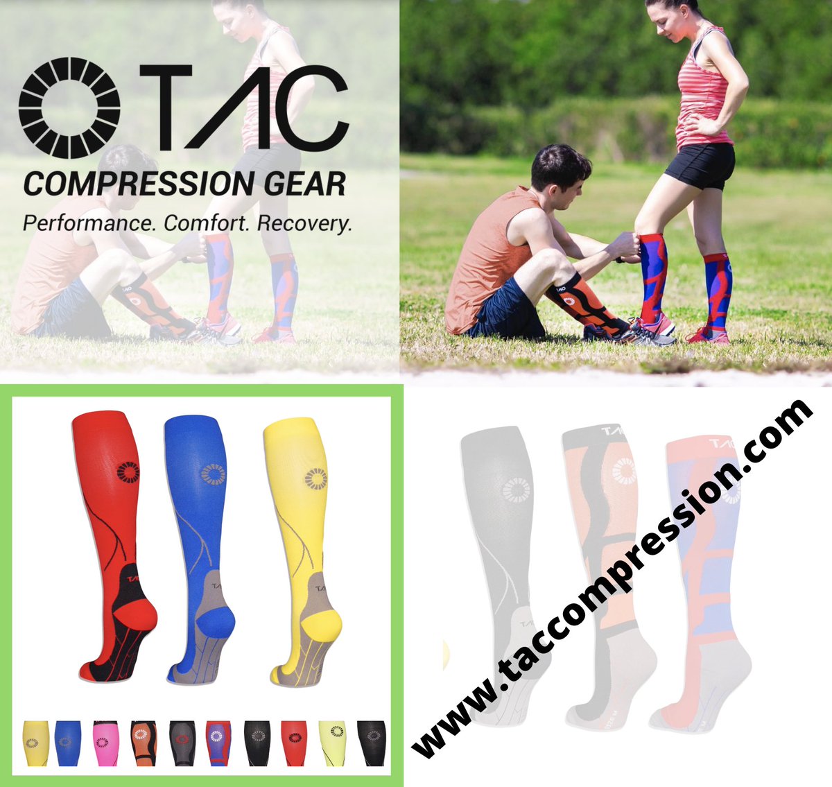 TAC_Performance's tweet image. 🔷 Try our 20-30 mmHg compression socks and compression calf sleeves. They deliver a controlled amount of pressure that is greatest at ankles and gradually decreases as it comes up calves.

🔷 taccompression.com