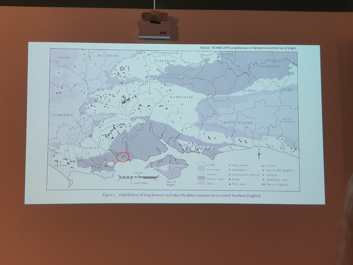 NFKnowledge's tweet photo. Next up at #NFKnowledge2019 we have @M_J_Gill from Avon Valley #Archaeology talking about #neolithic funerary architecture specifically mounmental Long Barrows challenging assumption that they are exclusive to chalk downland due to work of @AvonValleyArch & @LoCATE_Survey. https://t.co/whNIyfo9uk