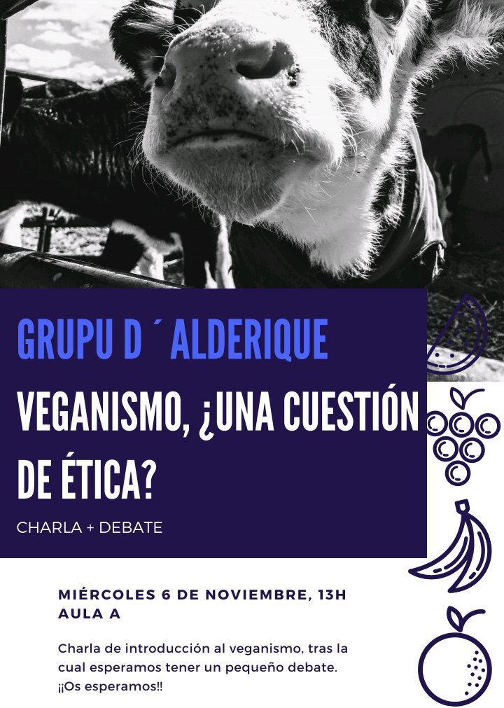 bemuniovi's tweet photo. ¡¡Os invitamos a participar en la primera sesión de nuestro grupu d'alderique del curso!!
La idea es dar una pequeña charla introductoria a un determinado tema y que después podamos abrir un turno de preguntas/debate. El tema del próximo miércoles 6 es el veganismo 🌿💚 https://t.co/UOLPWTHLFJ