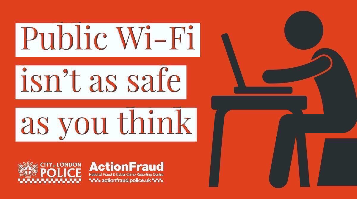 Action Fraud (@actionfrauduk) on Twitter photo Avoid accessing email, social networks & online banking using public Wi-Fi. For safety, use mobile data services such as 4G instead!📱 Avoid accessing email, social networks & online banking using public Wi-Fi. For safety, use mobile data services such as 4G instead!📱