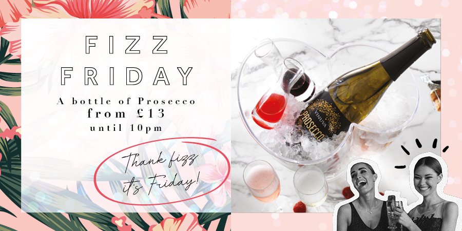 SlugAlbertSq's tweet photo. Thank Fizz it's Friday! Cheap prosecco? Can we say yes any more times?!? All day until 10pm 🥂 Not much else to say excep for Cheers!🥂 #FizzFriday #friyay #proseccOHYES https://t.co/zZm0k3mS7q