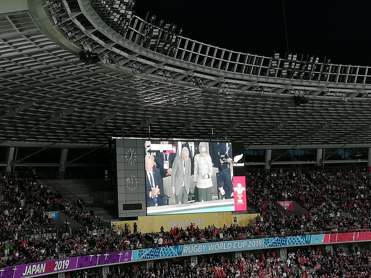 小尾渚沙 おび なぎさ 上皇ご夫妻も観戦なさってました ラグビー好き女子 ラグ女 Rwc東京 Rwc19 Nzlvwal 3位決定戦 ラグビーワールドカップ19