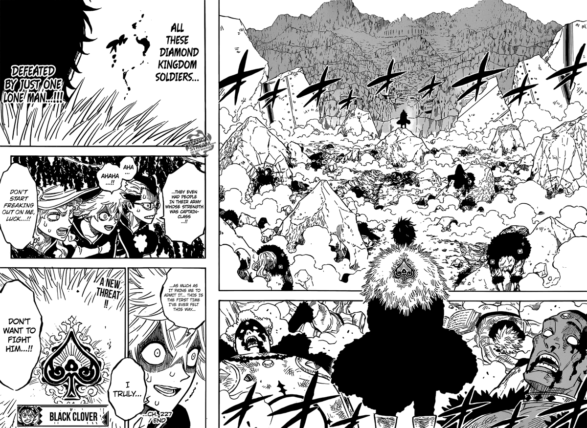 ThatDolphinDude's tweet photo. Yeah how fucking wild is this?
Mate said could be a Mage like Asta, except befriended his demon and can actually use magic.
#BlackClover #bc #chapter227 #spoilers https://t.co/NFhFLh0cTR