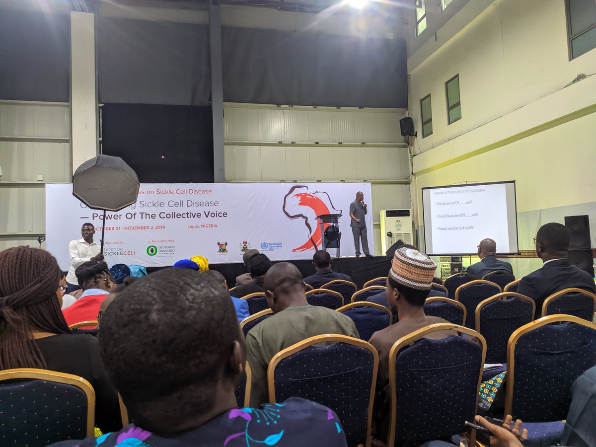 KingVicx's tweet image. Treatment Options For Sickle Cell Disease in Africa by Prof. Bazuaye from UBTH, Nigeria.

Success stories of transplantation provide hope for sickle cell warriors. 

#ACSCD2019 #ACSCD19 #PlenarySession