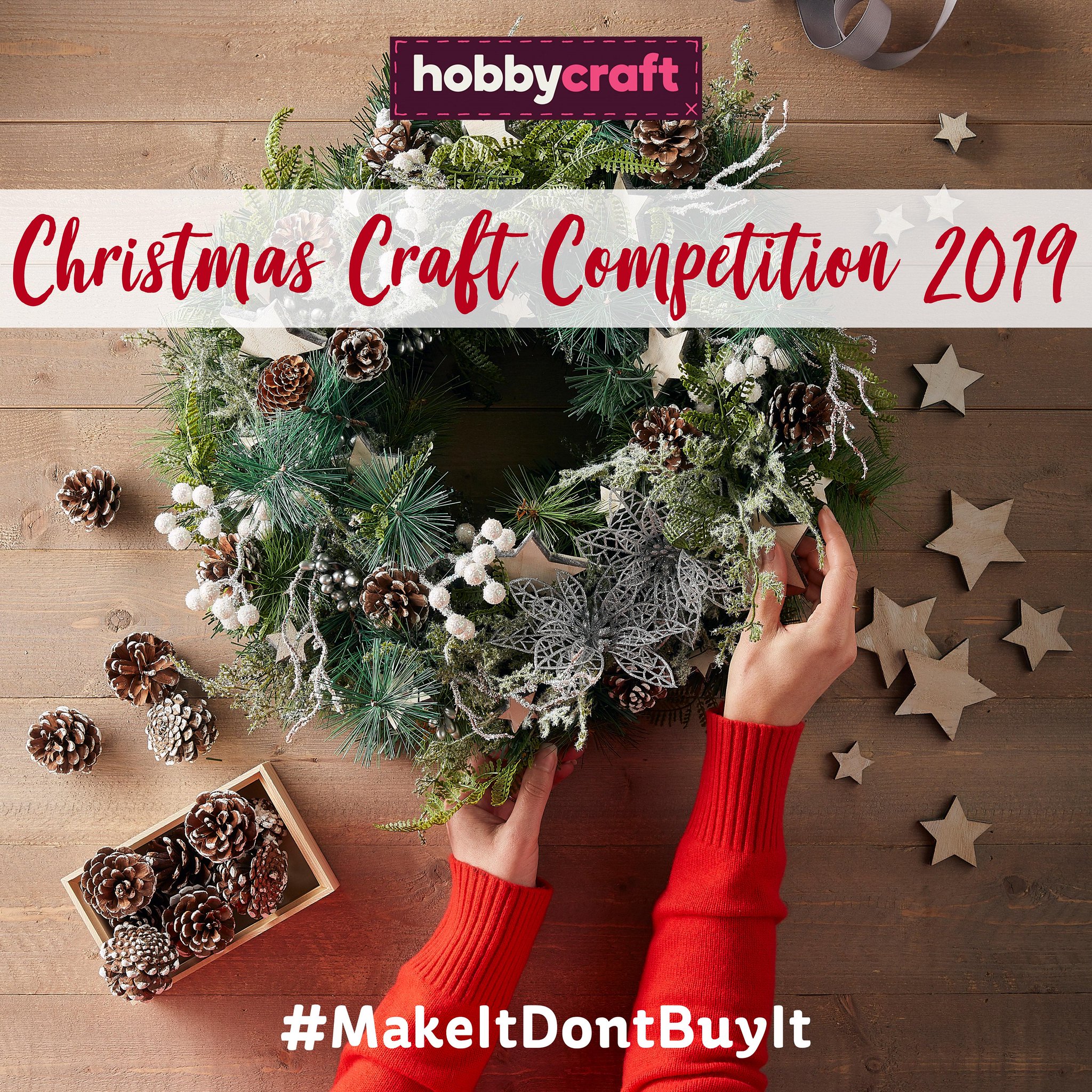 Download Hobbycraft On Twitter Our Annual Christmas Craft Competition Is Back Throughout November And December We Ll Be Giving Away Hobbycraft Gift Cards To The Best Festive Makes For Your Chance To Win Up PSD Mockup Templates