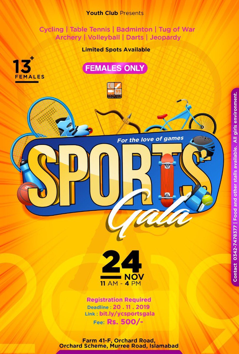Youth Club Females Only Islamabad Youth Club Females Only Islamabad