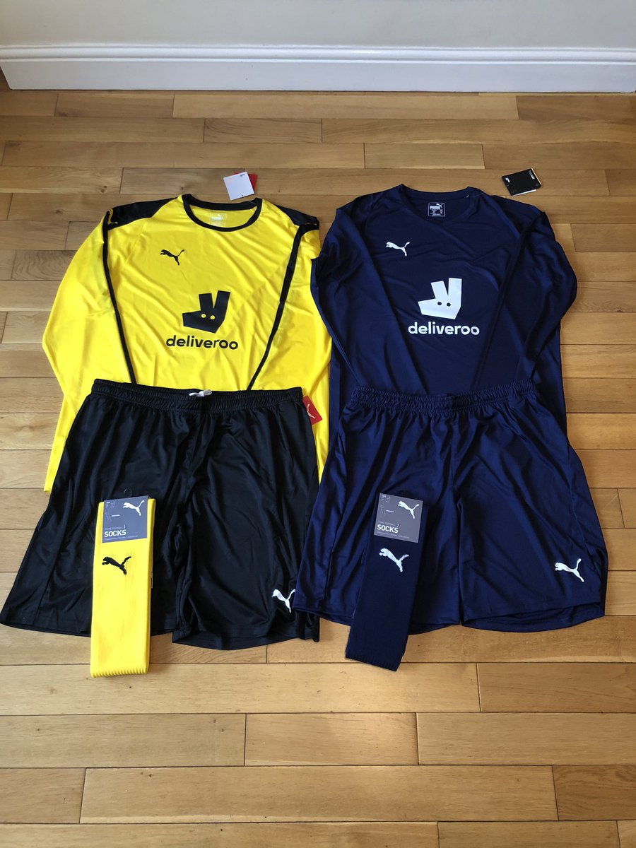 RangersRossmore's tweet photo. Big thank you to @Gift_of_Kit and @Deliveroo for the new kit 🍔 ⚽️ https://t.co/TO8Rg5pSlw