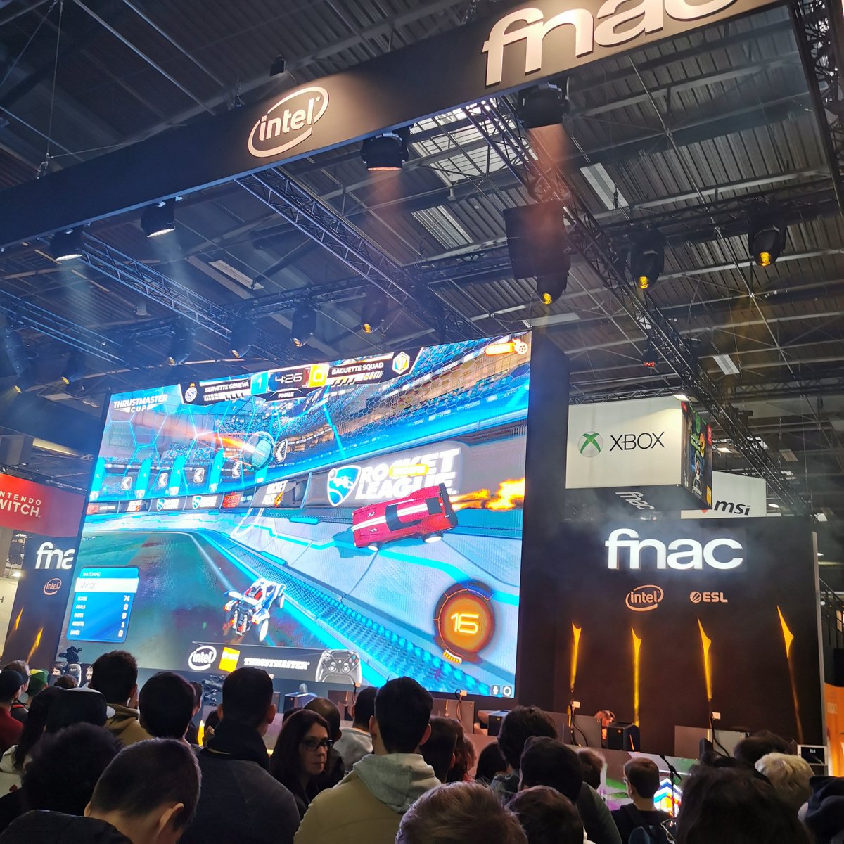 Fnac's tweet photo. #FnacXPGW 🕹️ | Jour 3 : Venez assister à la finale de la #ThrustmasterCup 🚛 sur notre stand 😀. Avec @TMThrustmaster et @RocketBaguette 👉 https://t.co/fk3wPmvOqB https://t.co/E6OLKLAq2r