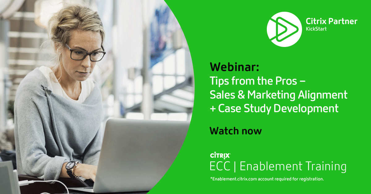 tricia_atchison's tweet photo. #CitrixPartners, are you frustrated by poor marketing ROI? See how you can improve results by avoiding two common pitfalls. Watch now. https://t.co/jH7PuiloQF https://t.co/xseV521Dl9
