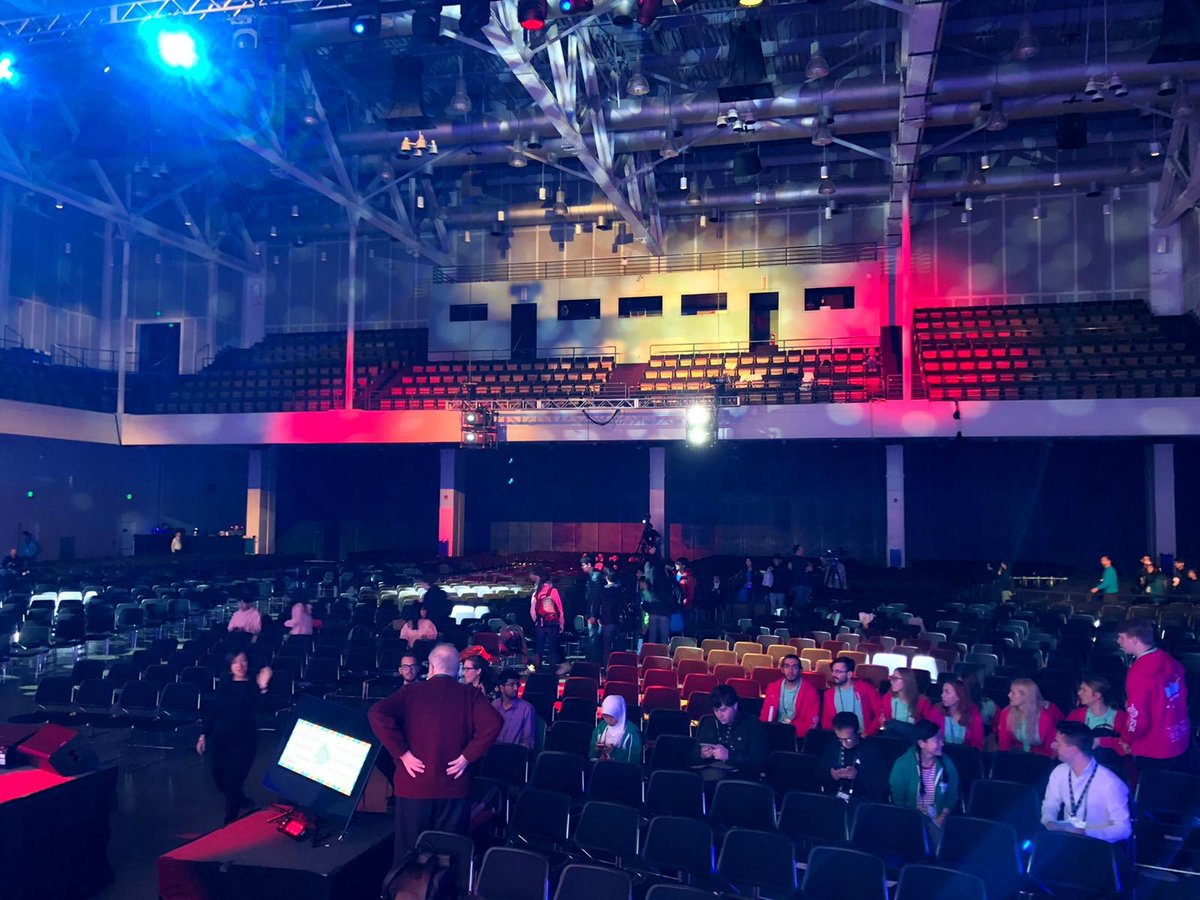 The opening ceremony is starting in 10 minutes!! We can’t wait! See you soon :) #GiantJamboree #iGEM2019