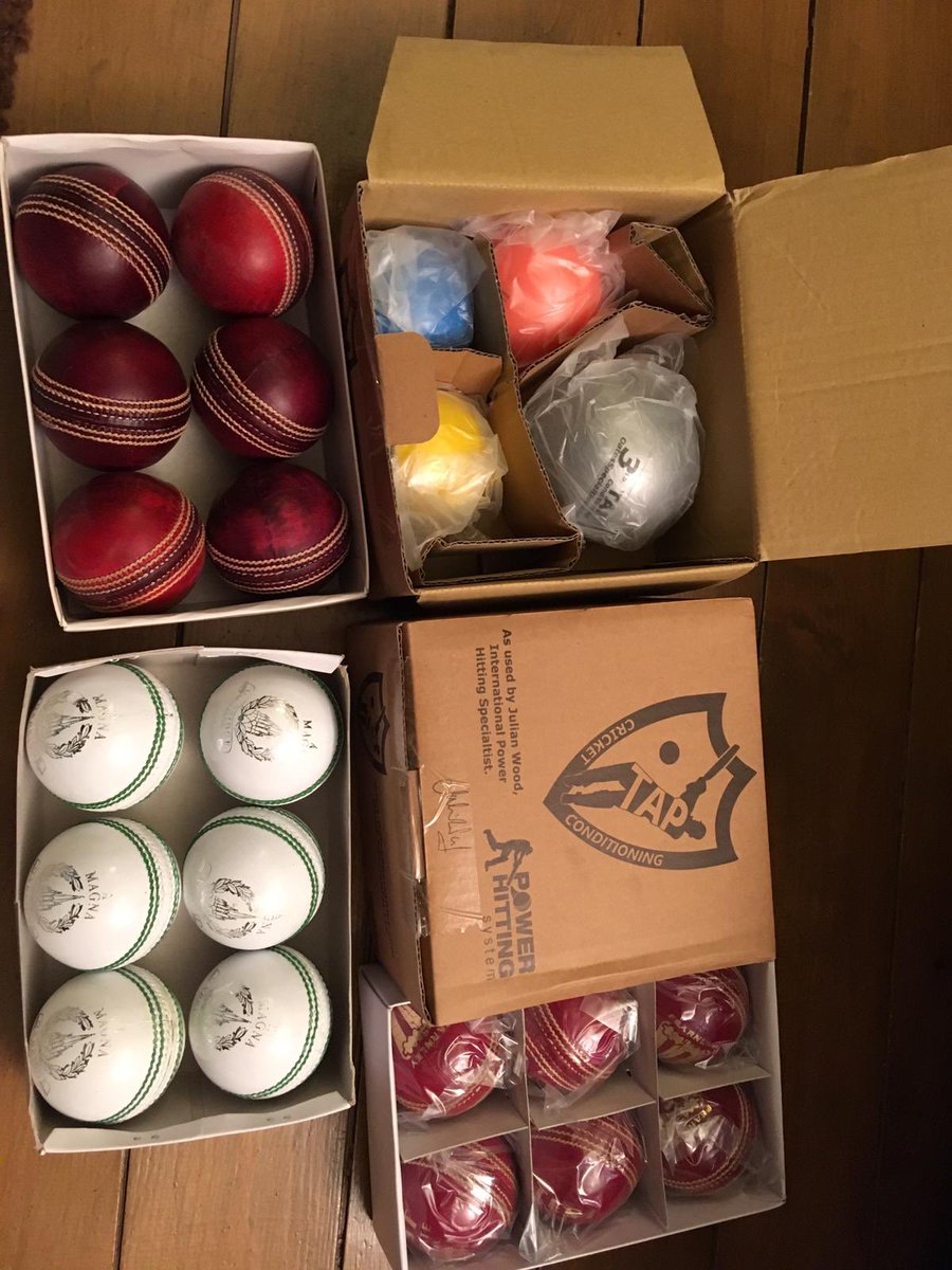 A week until the first Academy session of the winter and thanks to @JwcaJwcricket we’re well covered for the power hitting and white ball practice, which will be so important for some of this year’s cohort <a href="/CricketShrops/">Cricket Shropshire</a> <a href="/CowCornerPod/">Cow Corner Podcast ™</a> <a href="/ShropCCLeague/">ShropshireCCLeague</a> #cricket #Academy #excellence