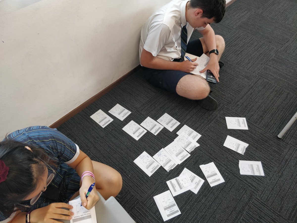 judithchen186's tweet photo. Trig train in the classroom today!! What's normally a treasure hunt was modified into a group activity! :) #math #trigonometry https://t.co/RTT3n8nYP2