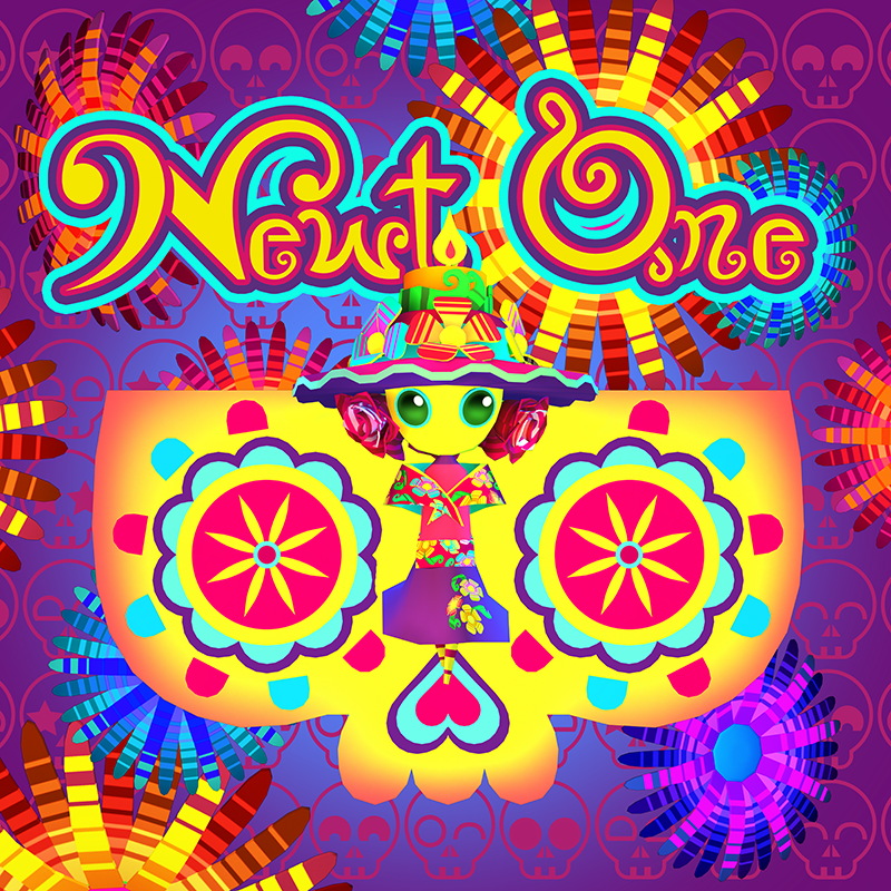 FELIZ DIA DE MUERTOS ! ! ! Have fun bringing color and music to the world while Newt wears her Day of the Dead outfit for a few more days inside the World map in Newt One! #ColorMeHappy #DiaDeMuertos #DiaDeTodosLosSantos #DayoftheDead #Halloween #indiedev #indiegamedev #indiegame