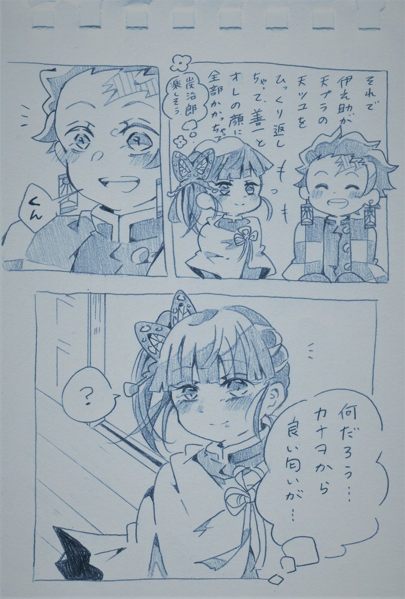 カナヲの匂いが好きな炭治郎
※炭カナ漫画 