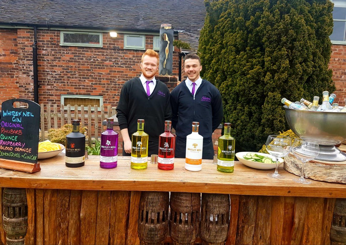 SlatersCInn's tweet image. Proving popular, our Whitley Neill Gin Bar upgrade can be added for only £2 per head. We can also provide buckets of beer or canapes to keep your guests refreshed, speak to Julie regarding your dream package