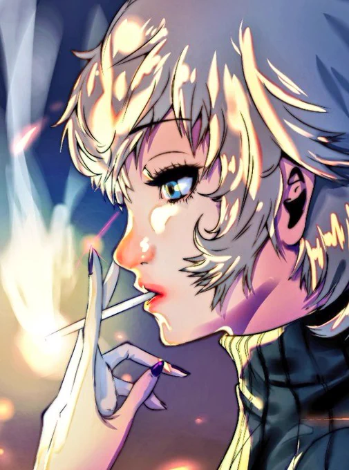 タバコ?
#イラスト 