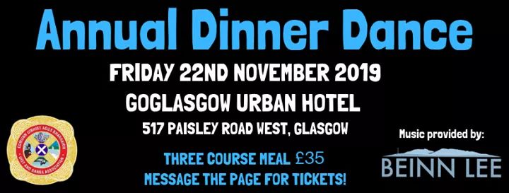 Glasgow Uist and Barra Association 2019 Annual Dinner Dance with Beinn Lee will be held at the GoGlasgow Urban Hotel this year on Friday the 22nd of November. 
Three course meal £35.
#uist #barra #eriskay #benbecula #berneray #southuist #vatersay #northuist #grimsay