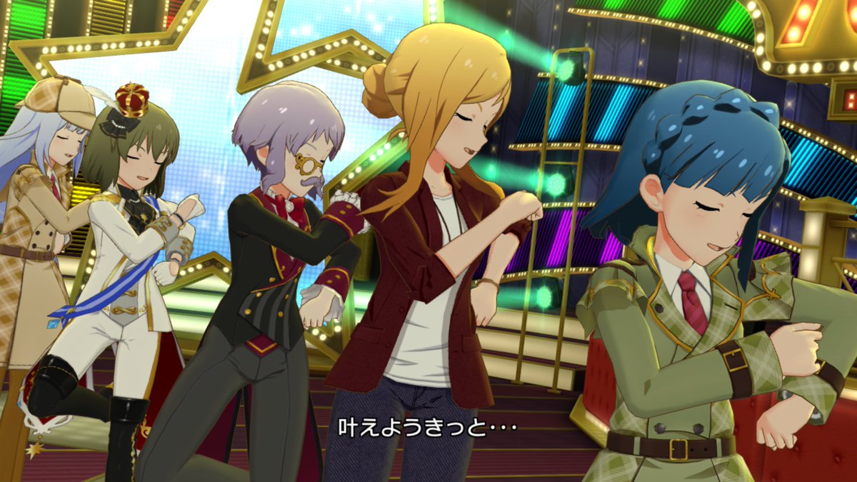 Mol36k うしゃ ヒゲ支配人のssr真壁瑞希きたぜ これでtbのssr全員揃った とりあえず男装衣装が5人になったので アイドルマスターミリオンライブシアターデイズsidemが実現 笑 男装というわけでもないのだろうけど 現在puの奈緒はパンツ衣装で混ぜ