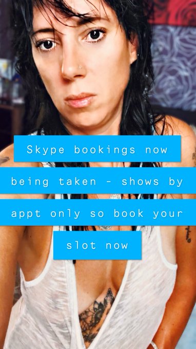 SKYPE shows now available by appointment only - book your show now #skypesession #streammategirl #streammate
