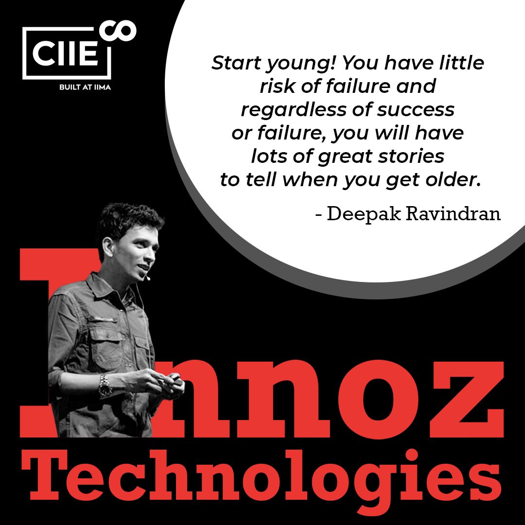 🆕 #OfExperimentsAndEntrepreneurs story

Explore how @DeepakRavindran’s Passion Meets Brilliance to give rise to @Innoz technologies. 

Know more 👉🏾 bit.ly/Innoz