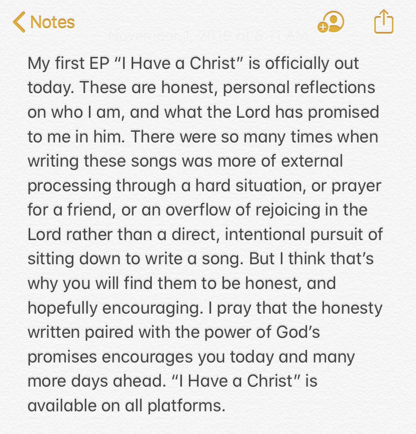 adermanmusic's tweet photo. My first EP “I Have a Christ” is out today on all platforms. https://t.co/ux7xdTTXPQ