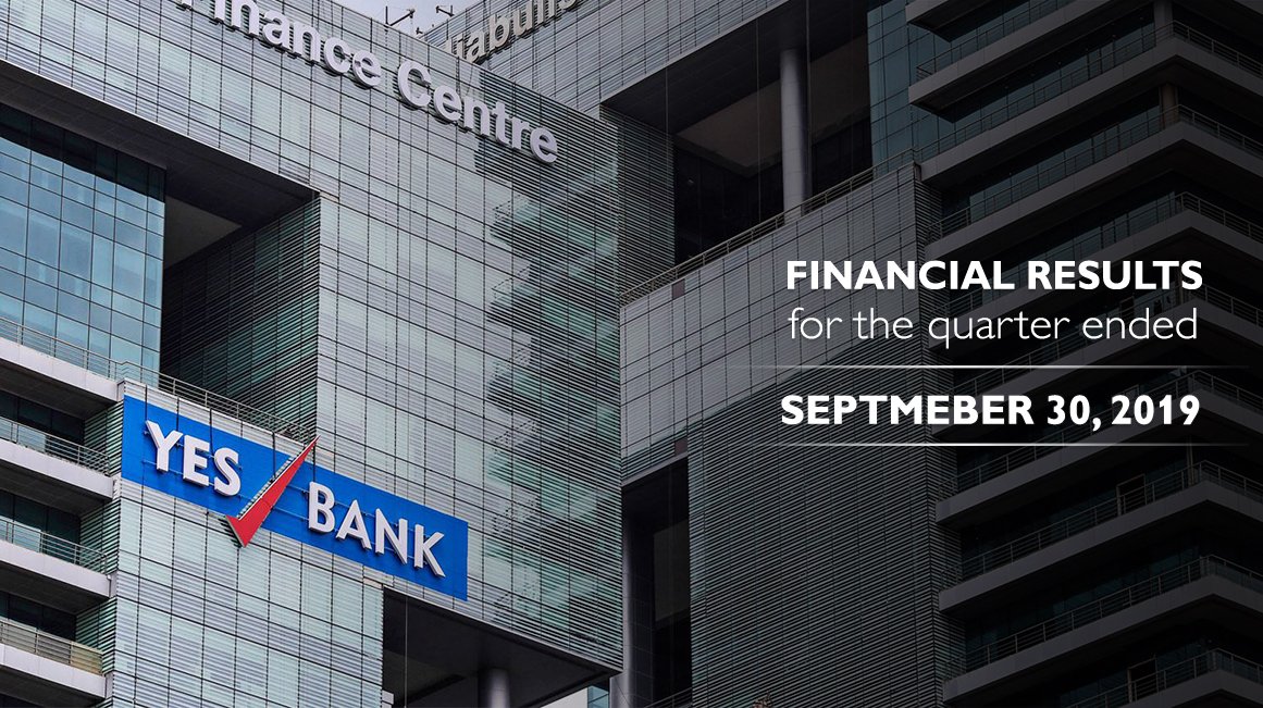 YESBANK announces Financial Results for the Quarter ended September 30, 2019. Read More https t.co k64s6MXpjz https t.co QBIqMiY6fJ YESBANK announces Financial Results for the Quarter ended September 30, 2019. Read More https t.co k64s6MXpjz https t
