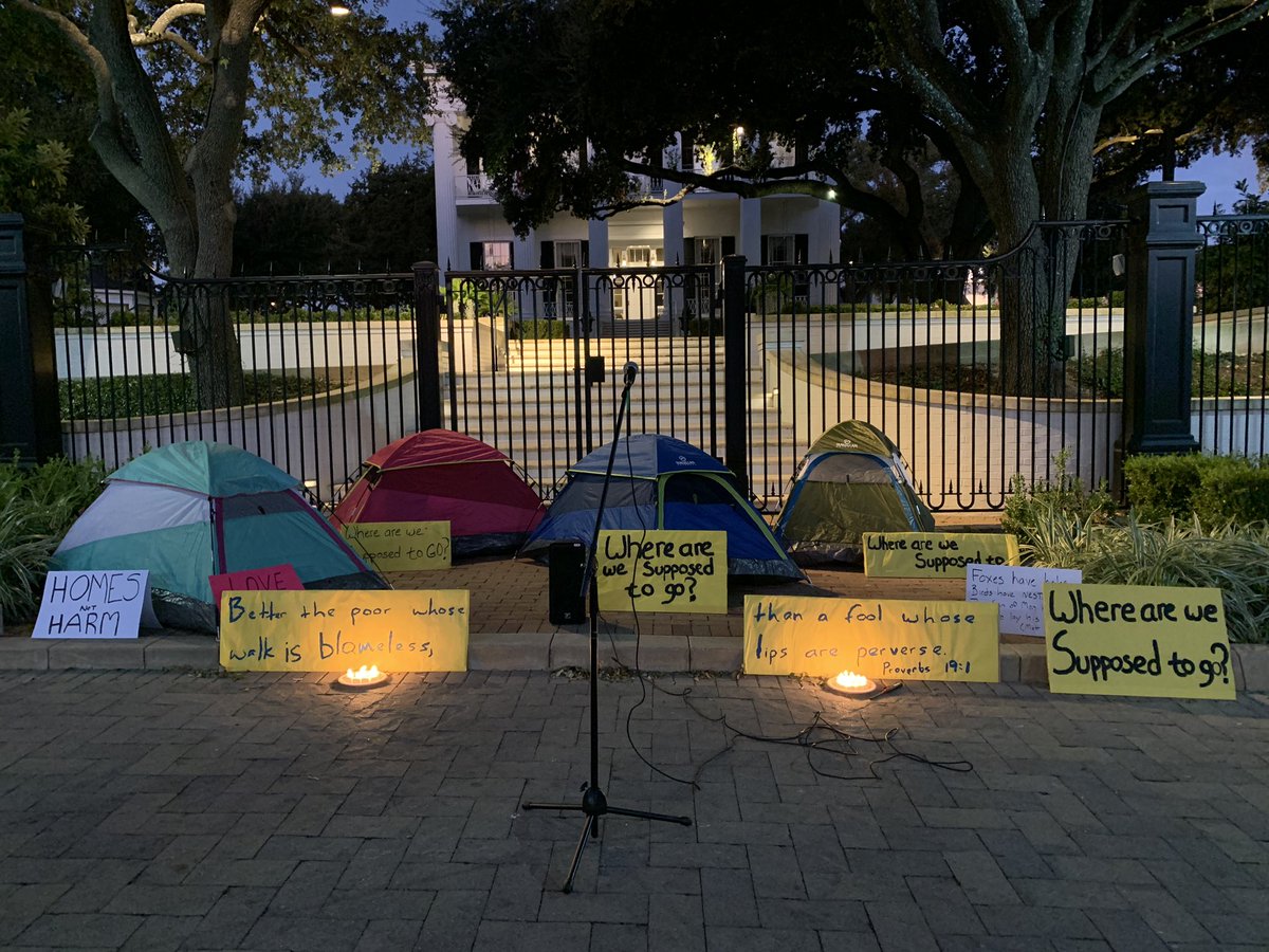 GregCasar's tweet photo. I’m joining Austin religious leaders for a Sunrise Service today at the Gov’s mansion as they call for Abbott to help - not hide - our homeless.
ATX’s religious leaders have been a guiding light for my decision making on this issue. Gov could learn a lot from them. #atxhomeless https://t.co/XXprSJzOkC