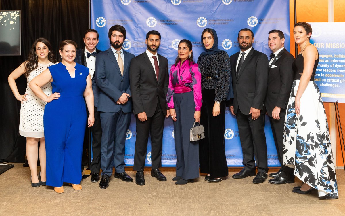 ypfp's tweet photo. From the spring Study Tour to sponsoring the #ypfpgala, over the course of this year, we've been very thankful for the warm and cooperative relationship we've established with the @UAEEmbassyUS. Thank you for supporting the development of the leaders the world needs! https://t.co/j9rAn2THhk