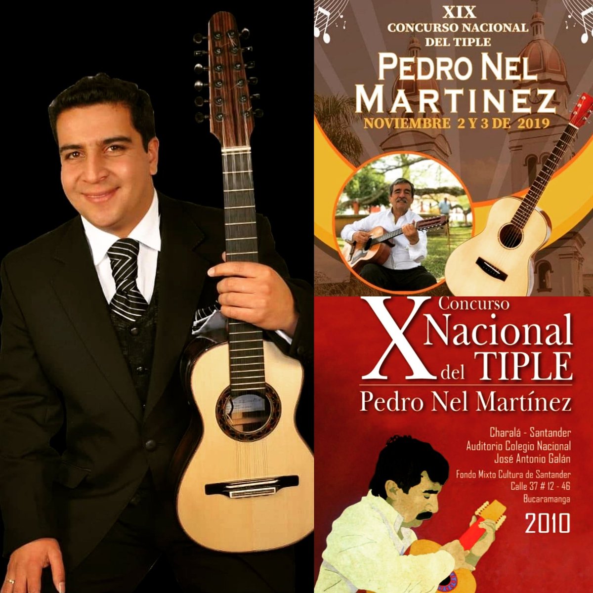 ReyDelRequinto's tweet photo. Hoy hace 9 años tuve la dicha de ser el ganador de este prestigioso concurso del tiple colombiano en Charalá, Santander. Convirtiéndome en el primer boyacense en obtener el título "CAMPEÓN NACIONAL DEL TIPLE 2010" en Colombia🇨🇴🎸💎#ELREYDELREQUINTO
#TipleRequinto #TipleColombiano https://t.co/Q3J8a1bO21