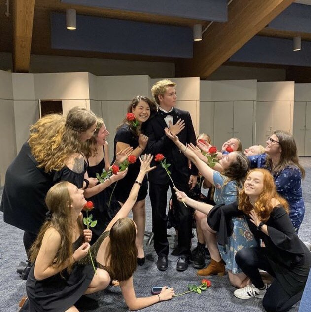 NDClarinets's tweet photo. We hope everyone had the spookiest of Halloween’s! 🌹🎅🏼🎶🍕 https://t.co/YnE57sZlk8