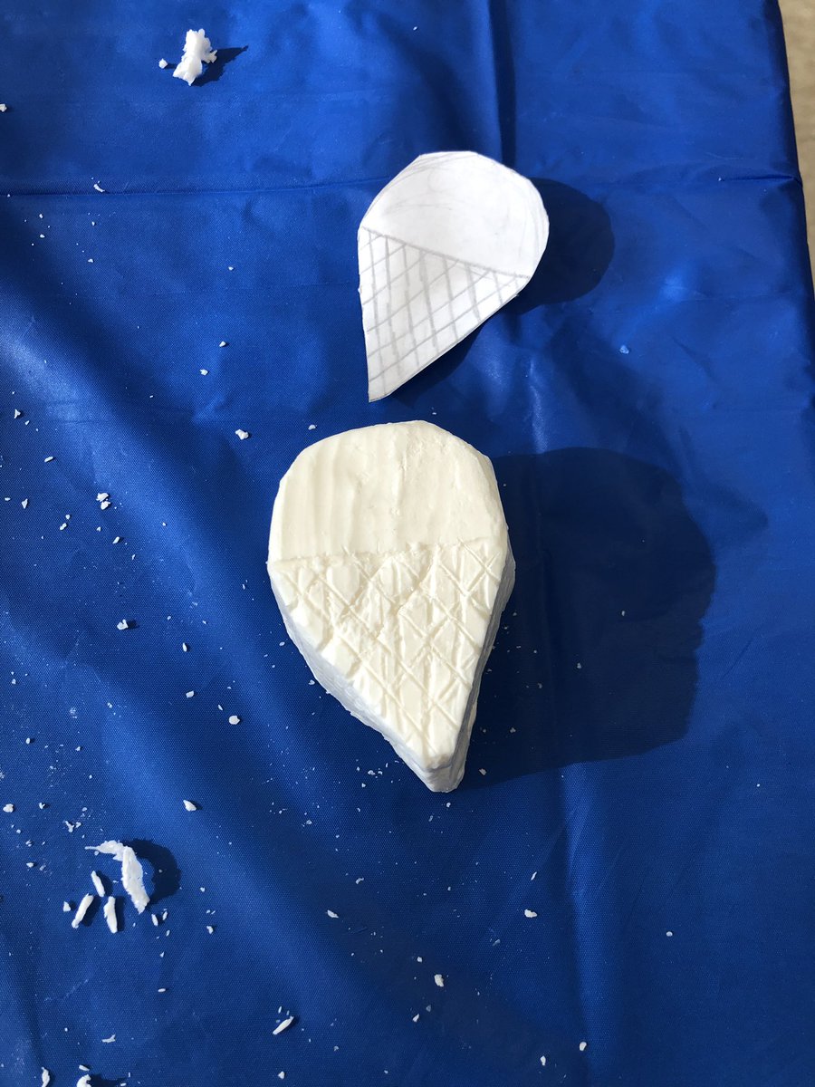 MissMcAleer's tweet photo. Next Fun Friday surprise in Grade 4- whittling like Rob from The Tiger Rising. Featuring an ice cream cone, ballerina, and boat in the water! https://t.co/MIWprwr7fd
