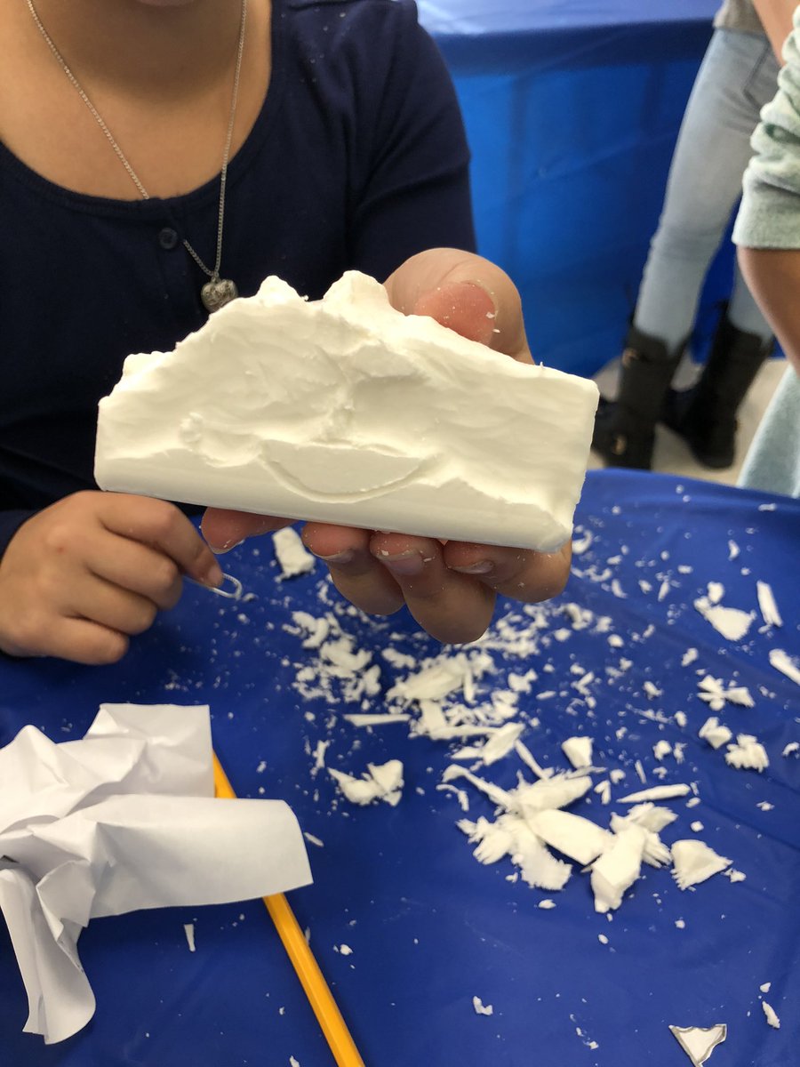 Next Fun Friday surprise in Grade 4- whittling like Rob from The Tiger Rising. Featuring an ice cream cone, ballerina, and boat in the water!