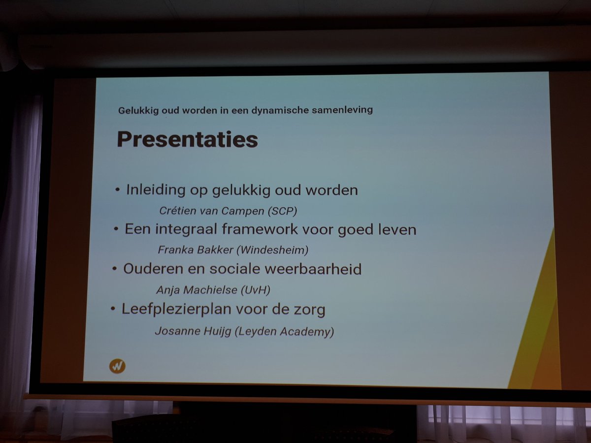 Leuk symposium met interessante discussie over goed leven gehad #NVG2019