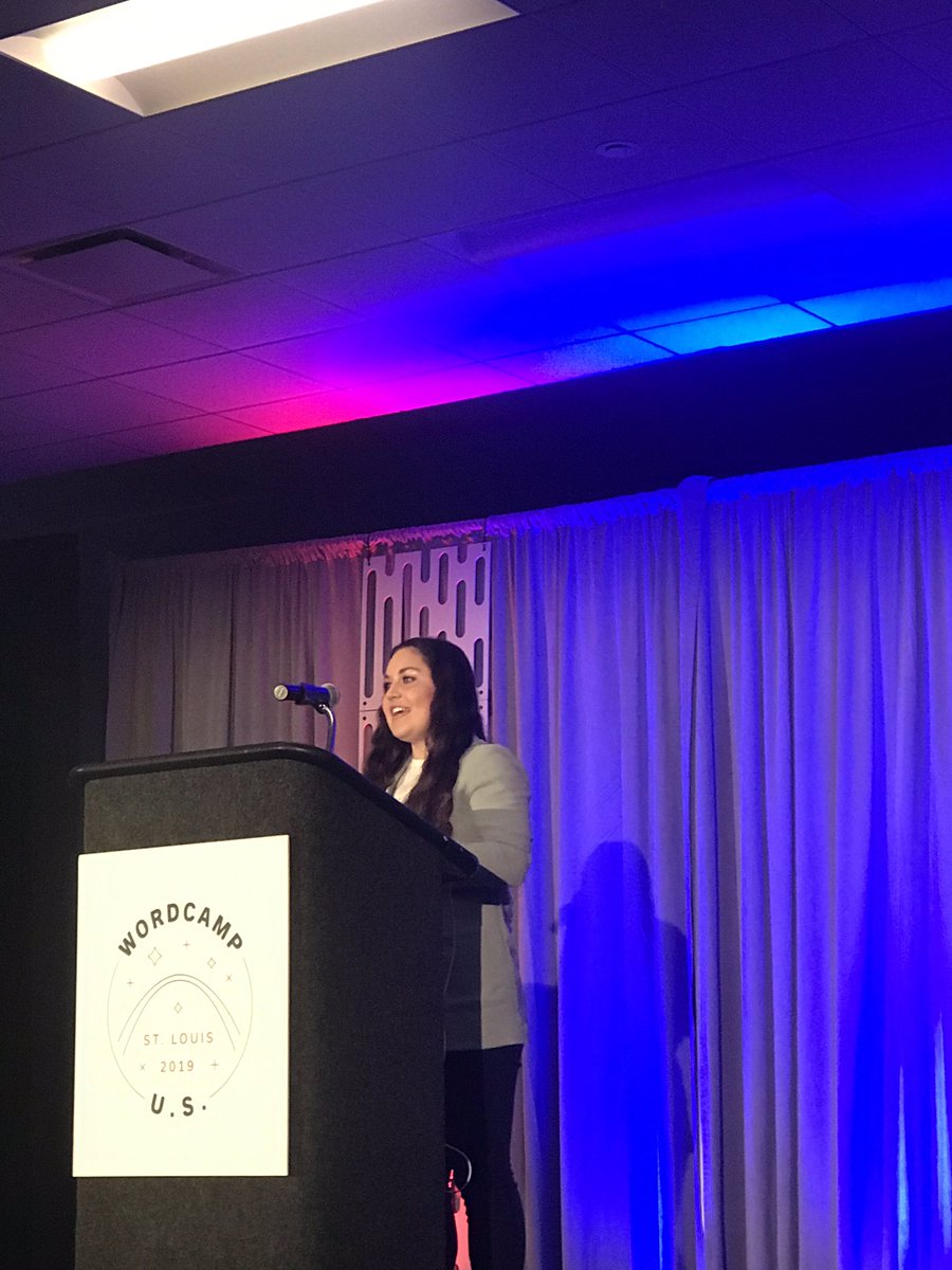 RichHill73's tweet photo. @tessc_a from @MindDoodleCom talking about the first do_action day in Europe at #WCUS2019. https://t.co/uCuUvCeEFB
