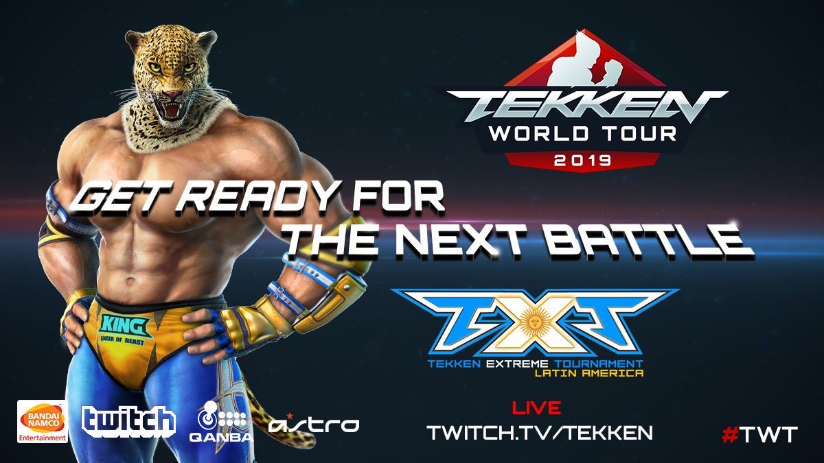 Mañana sábado 2/10 tendremos por primera vez en Baires el honor de recibir al #TEKKEN World Tour. Los esperamos para ver y disfrutar del torneo oficial de <a href="/BandaiNamcoLA/">BANDAI NAMCO Latam</a>. 

📺twitch.tv/tekken
📍Av. Díaz Vélez 4332