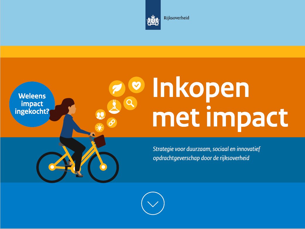 Inkopen met impact: mooi praktijkvoorbeeld! Download rapport via rijksoverheid.nl/documenten/rap… <a href="/SimplyMile_nl/">SimplyMile</a>