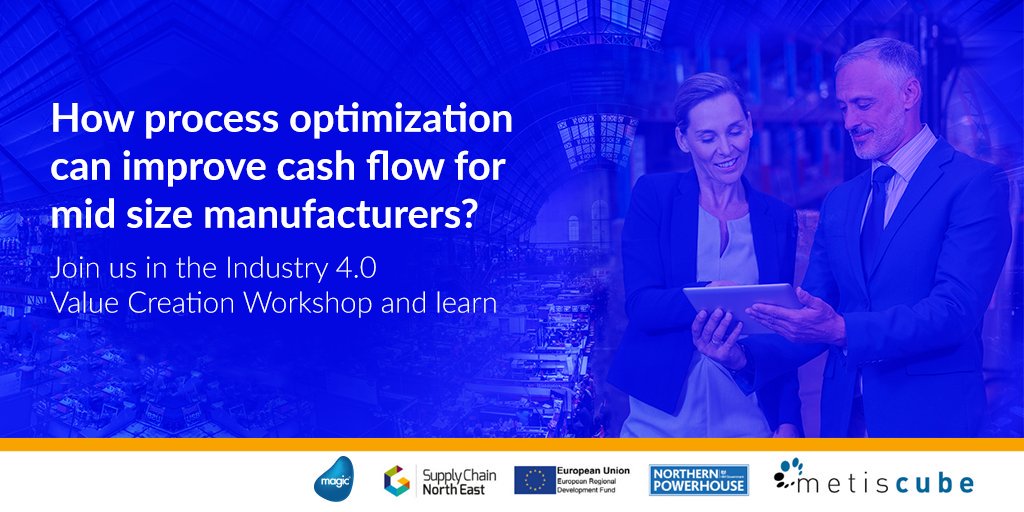 MetiscubeLtd's tweet image. Learn how process optimisation can improve your cash flow on the 26th November at the value creation workshop!

Register now:
eventbrite.co.uk/e/industry-40-…

@RTCNorth @NEAutoAlliance @NEPIC_Ltd