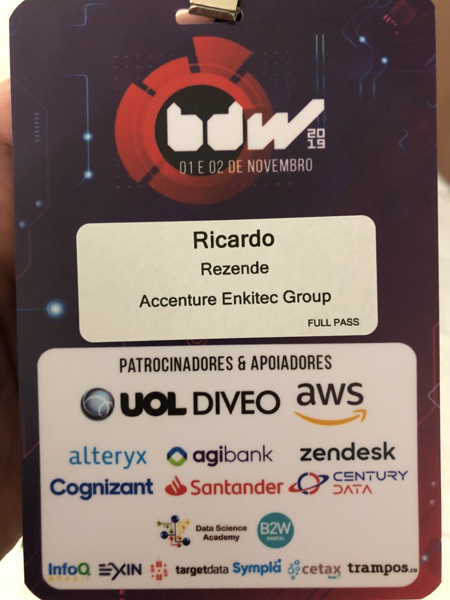 ricarezende's tweet photo. Iniciando mais um evento. #bdwsp19 #BigData #DBALIFE https://t.co/kBcTjHkwwd