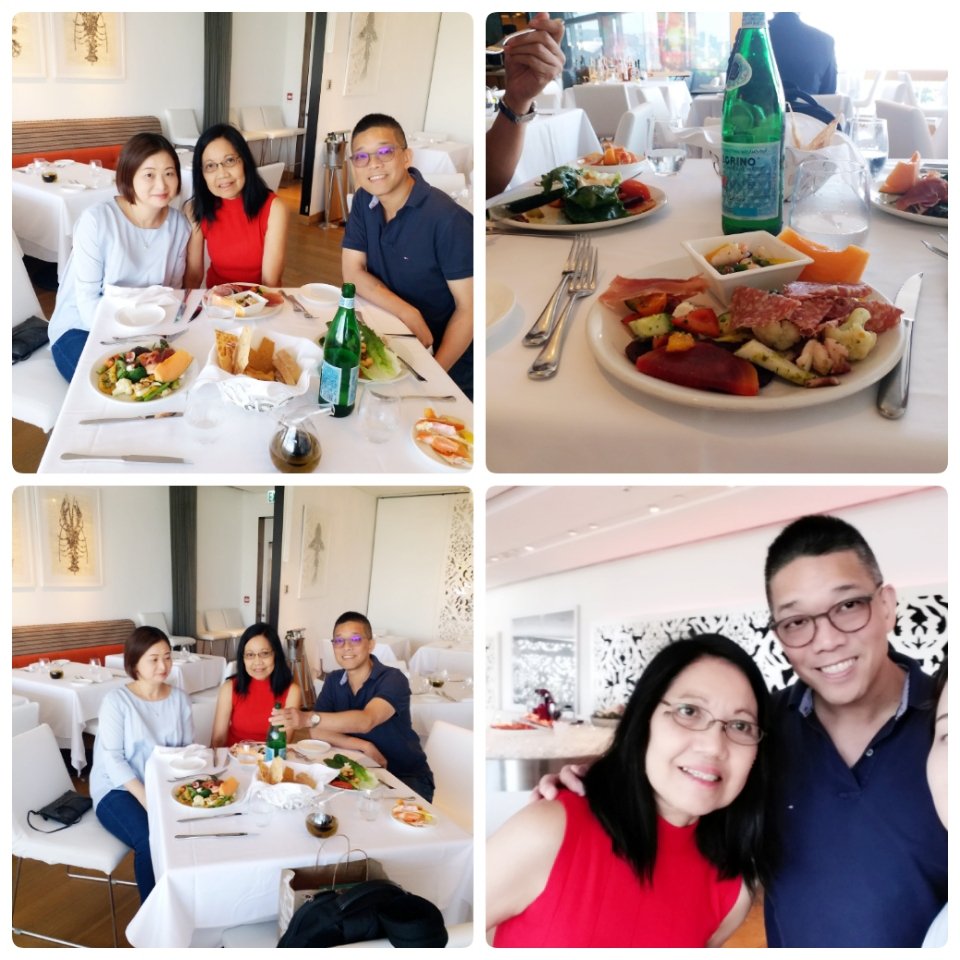 iamdadai's tweet photo. Lunch with my boss harold &amp; his assistant at ISOLA Italian Restaurant  IFC Hongkong🍽😊 https://t.co/6q84B54N8v