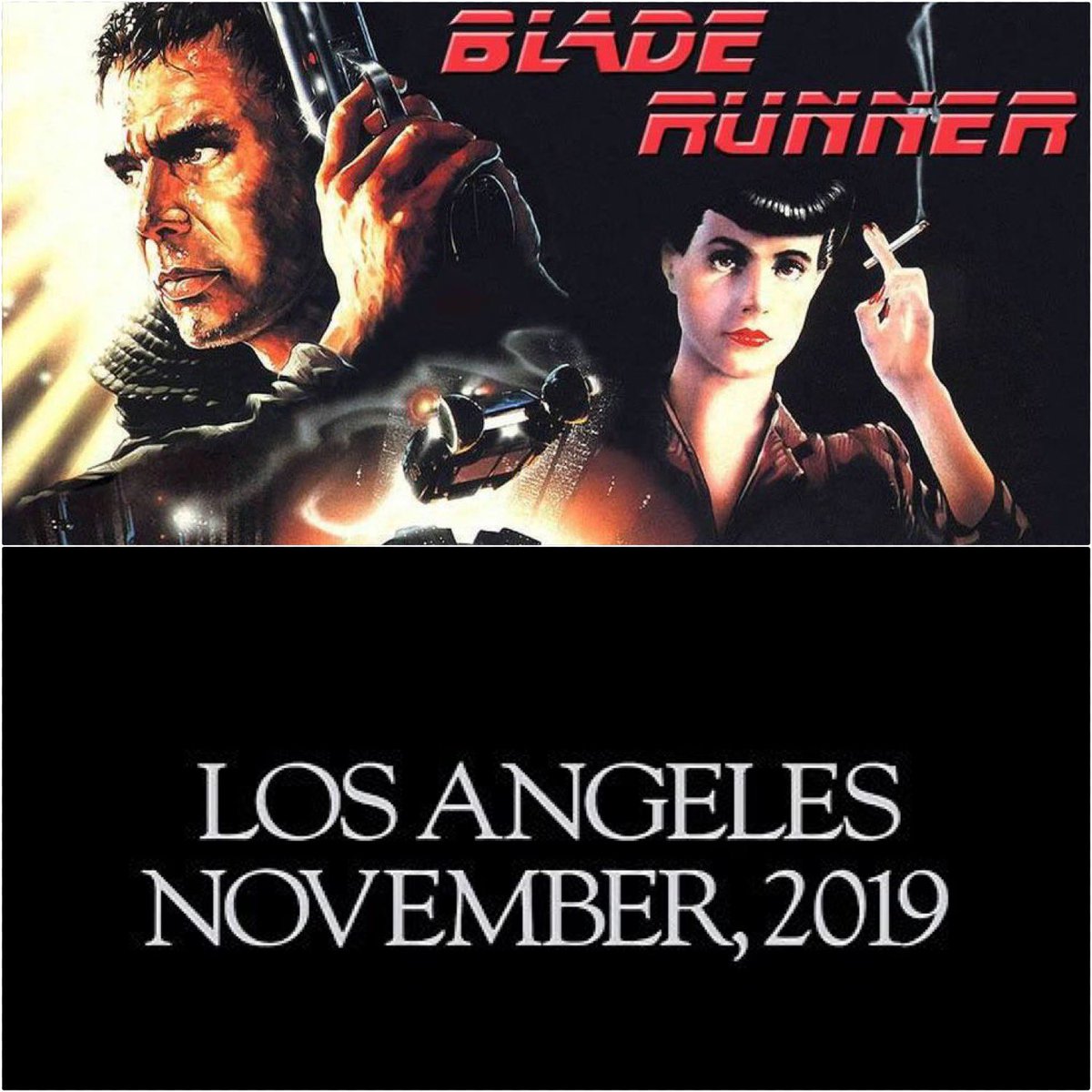 We’re now living in #BladeRunner times. Will you be watching C-beams glitter in the dark near the Tannhäuser Gate?