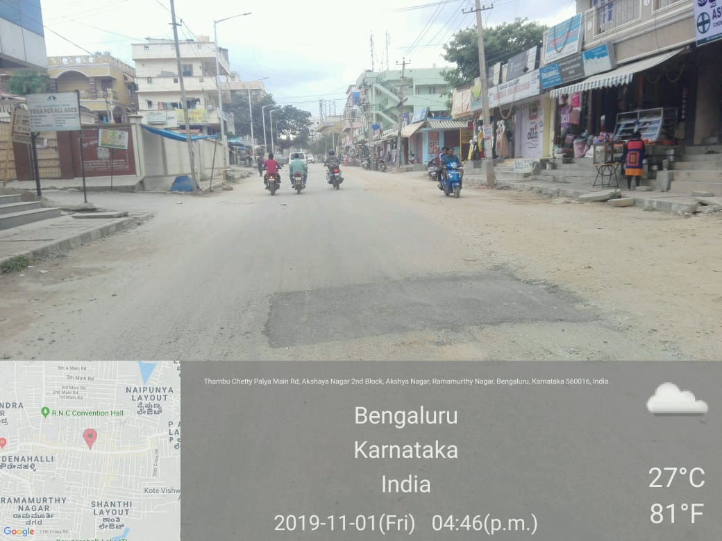 BBMPSWMSplComm's tweet photo. Pot hole filling at TC Palya, other locations in Ramamurthy Nagara &amp; Doddanekundi.

#BBMP #Bengaluru https://t.co/yINeFc3J4F