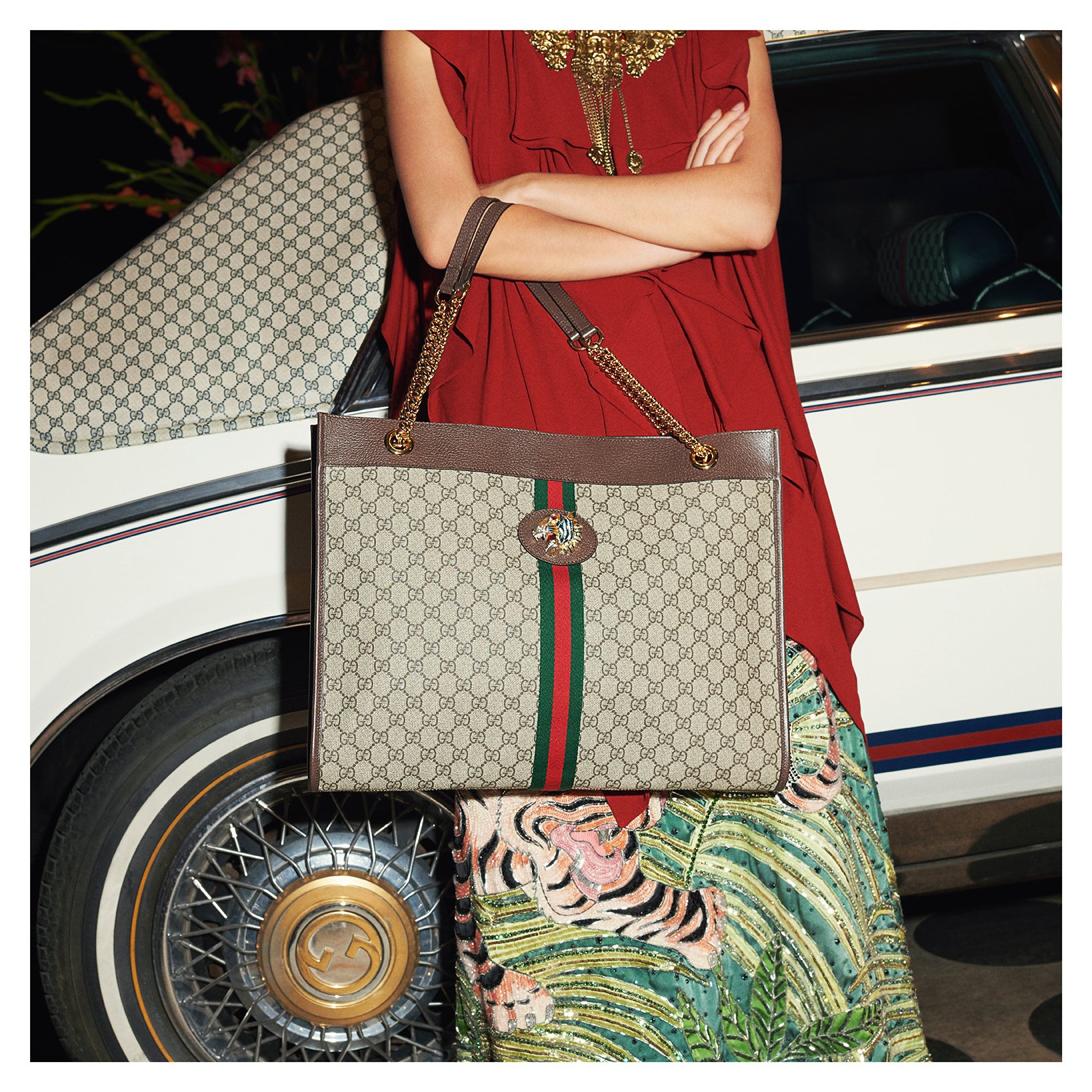 Gucci - The House's distinctive tiger head detail first seen on