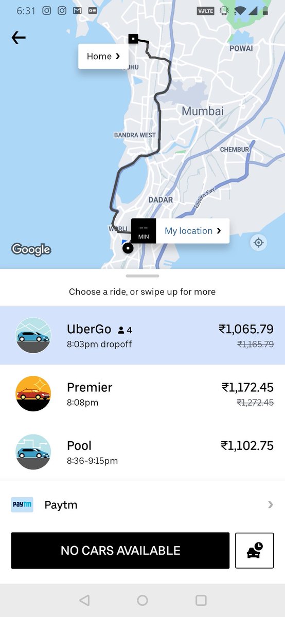 GroovyGyani's tweet photo. Happy to get a ride, but please tell me there is foot massage included. #UberPlus https://t.co/AQNcQChe5l