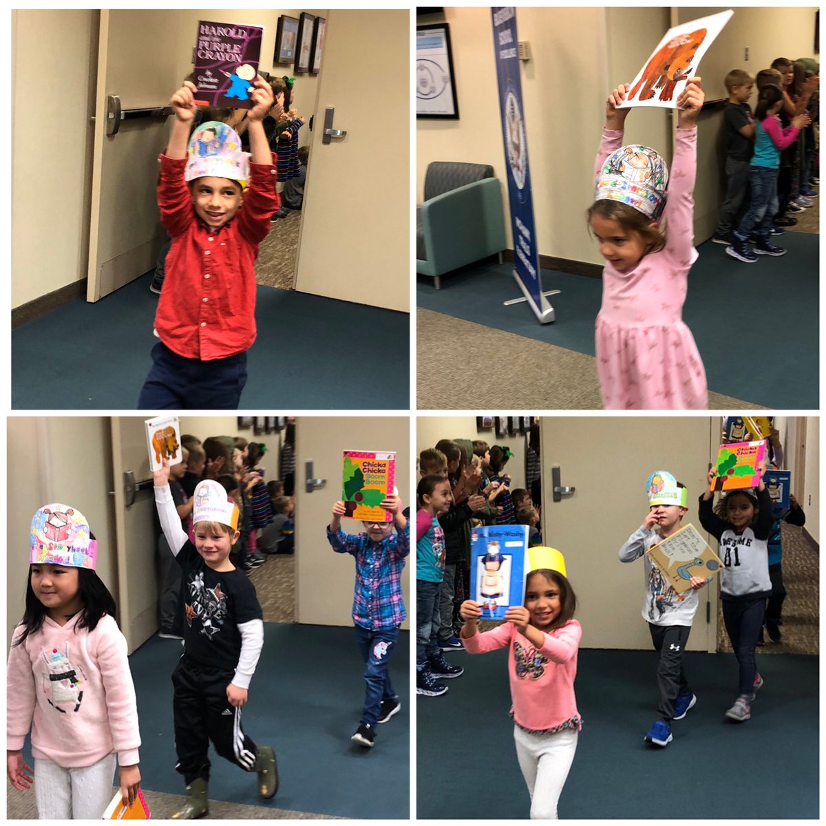 Kindergarten Reading Parade today at MTE!