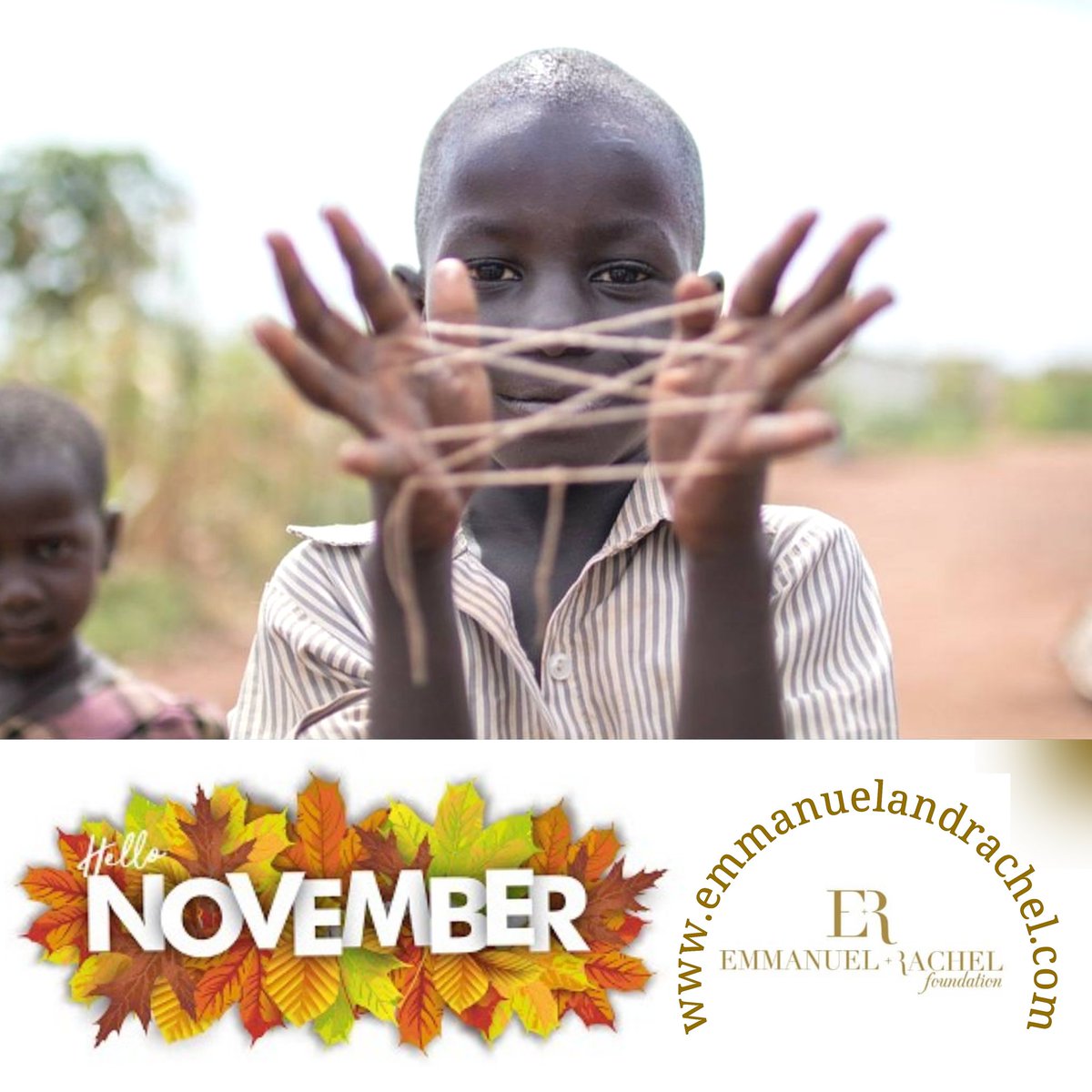 EandRfoundation's tweet photo. Sweet November...💝  

Remember, whatever has not been achieved can still be achieved!  

Happy New Month!!! 

From all of us @eandrfoundation https://t.co/WkphRpSgng