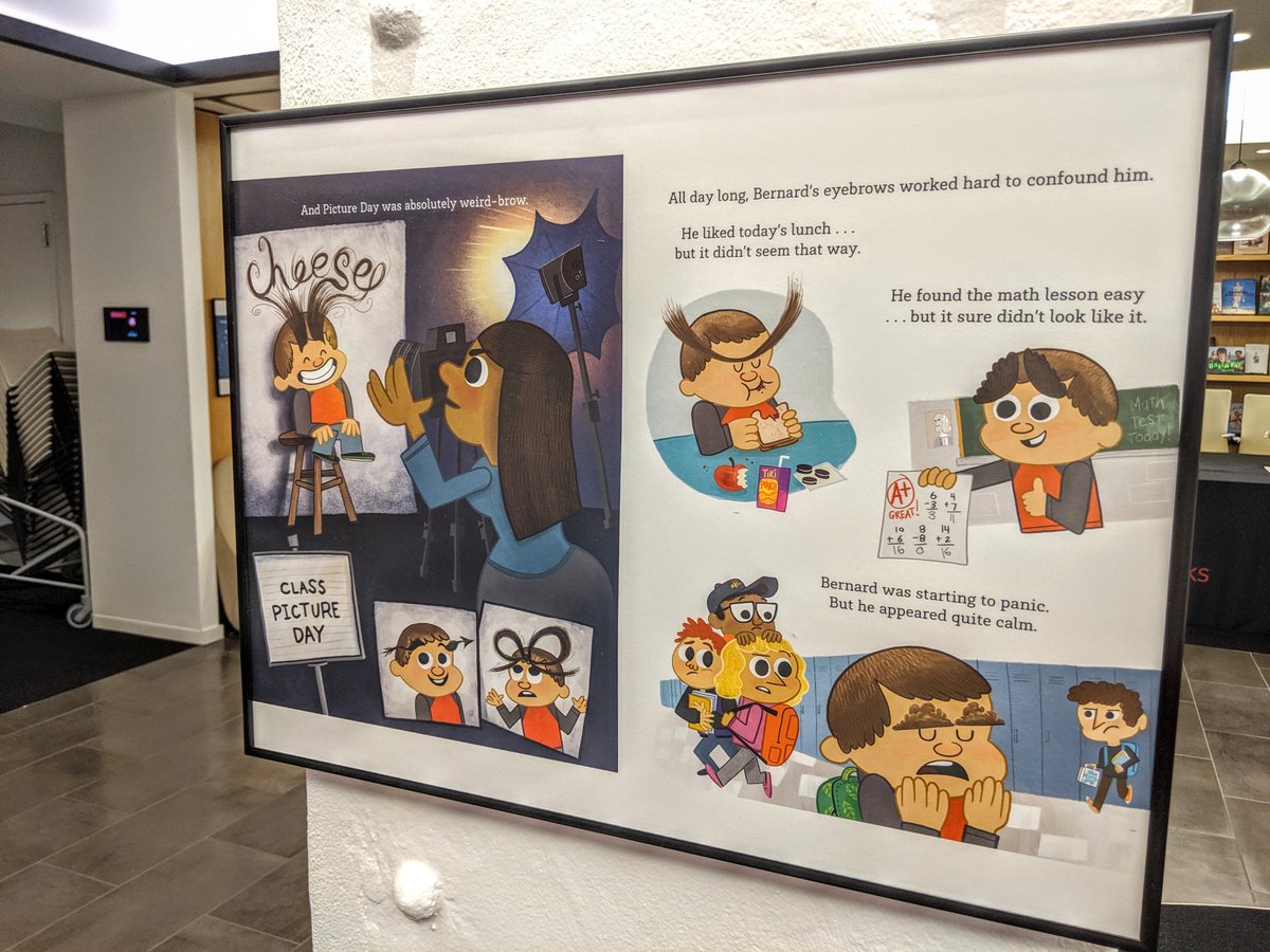 abramskids's tweet photo. That #FridayFeeling when you're having a bad brow day. Check out this sneak peek at @ThatJasonEaton and @mikepetrik's forthcoming picture book. #BadBrows #AbramsPreview https://t.co/DVkse74FL3
