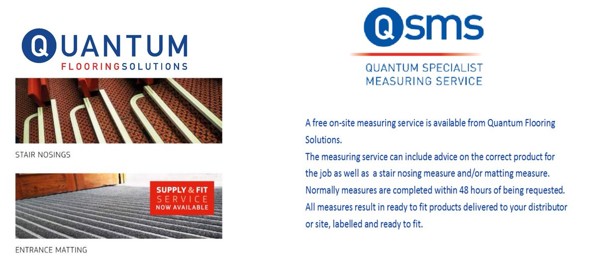 QuantumFlooring's tweet photo. Save time with #QSMS
Follow the link to find book your #free measure.
https://t.co/9XJDNhU1Us
#stairnosing #matting #contractor #stairs https://t.co/7paJDLufA4